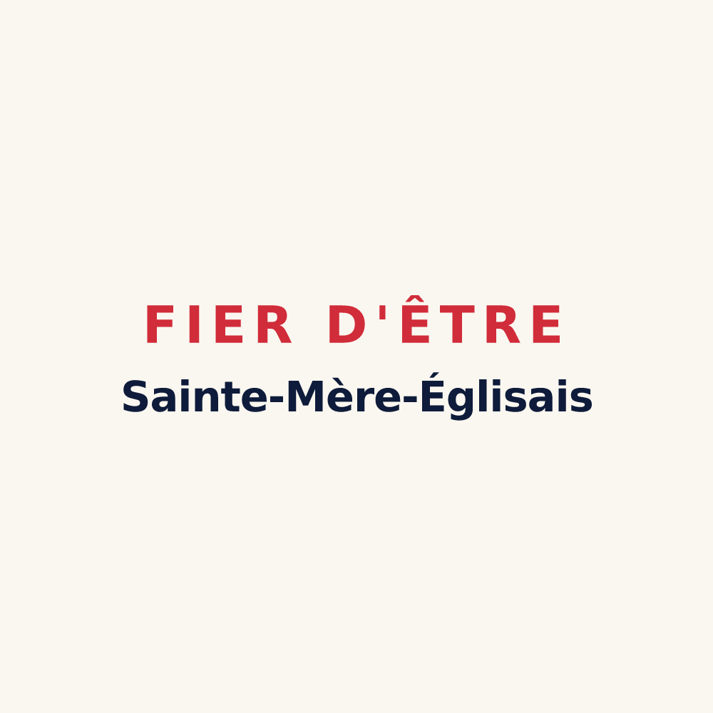 Tasse « Fier d'être Sainte-Mère-Églisais » — design pour Sainte-Mère-Église