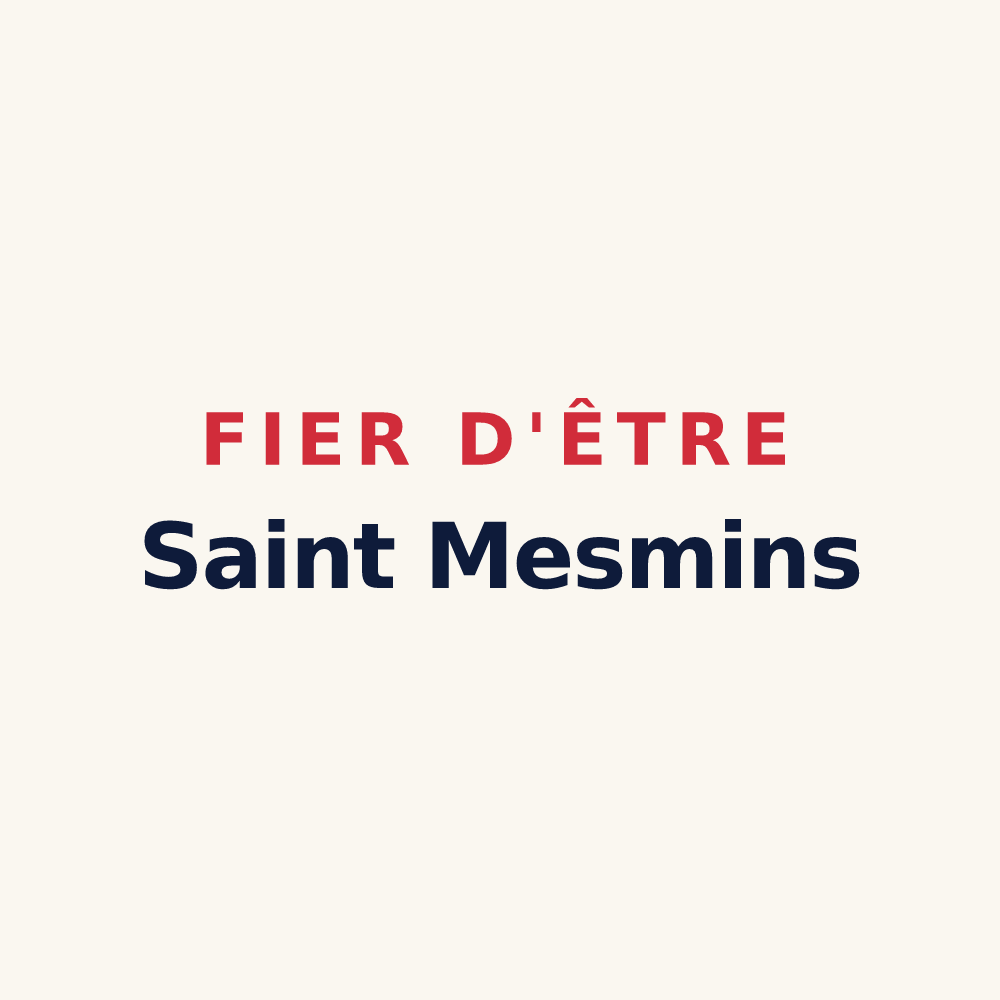 Tasse « Fier d'être Saint Mesmins » — design pour Sainte-Mesme