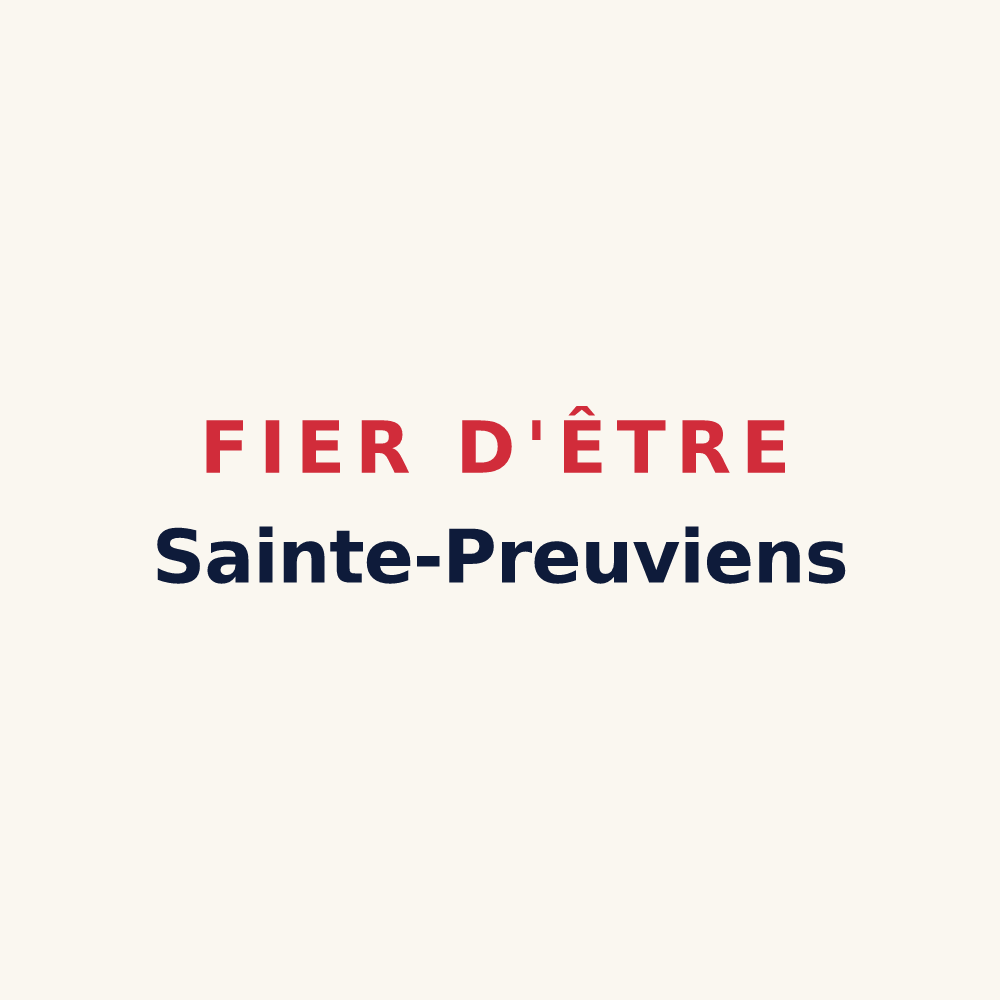 Tasse « Fier d'être Sainte-Preuviens » — design pour Sainte-Preuve