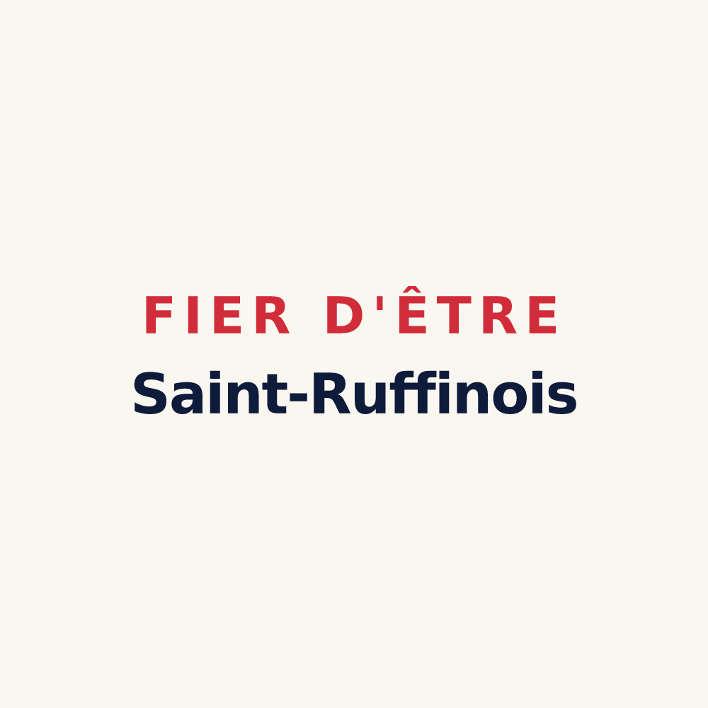 Tasse « Fier d'être Saint-Ruffinois » — design pour Sainte-Ruffine