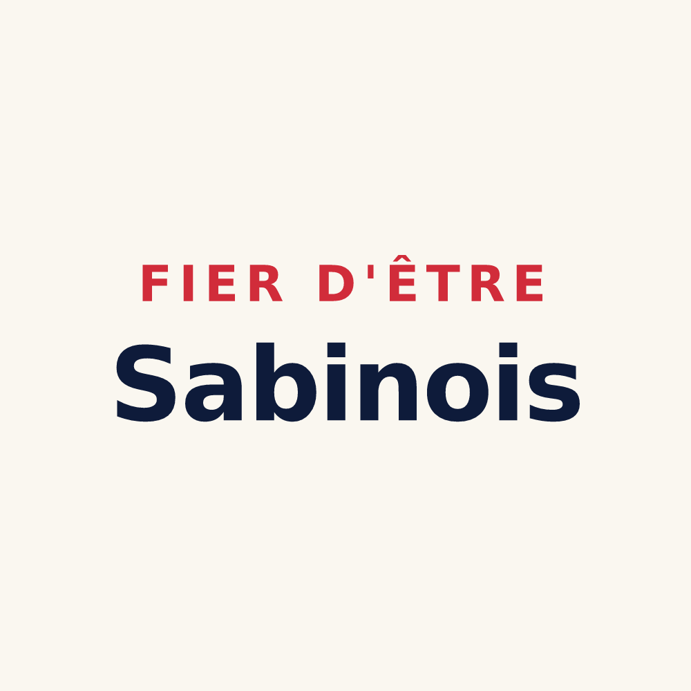 Tasse « Fier d'être Sabinois » — design pour Sainte-Sabine-sur-Longève