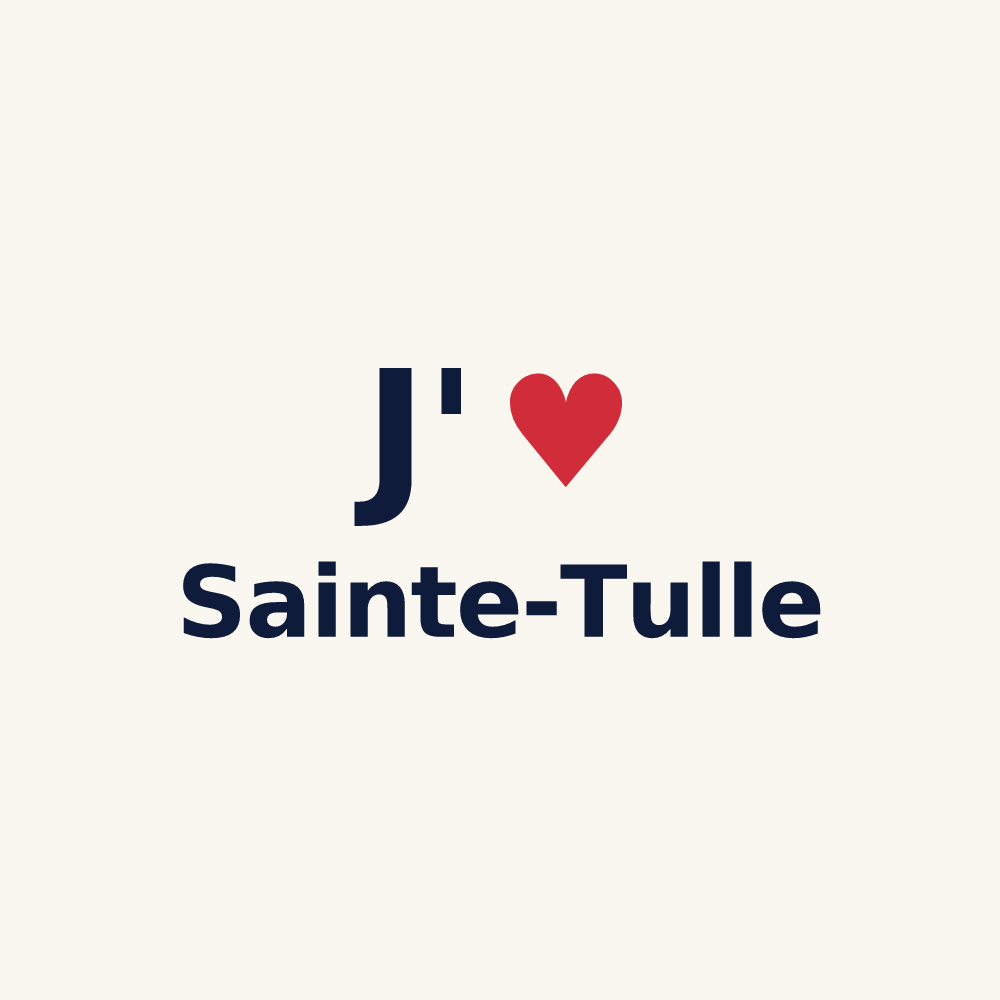 Tasse personnalisée Sainte-Tulle — design J'aime Sainte-Tulle