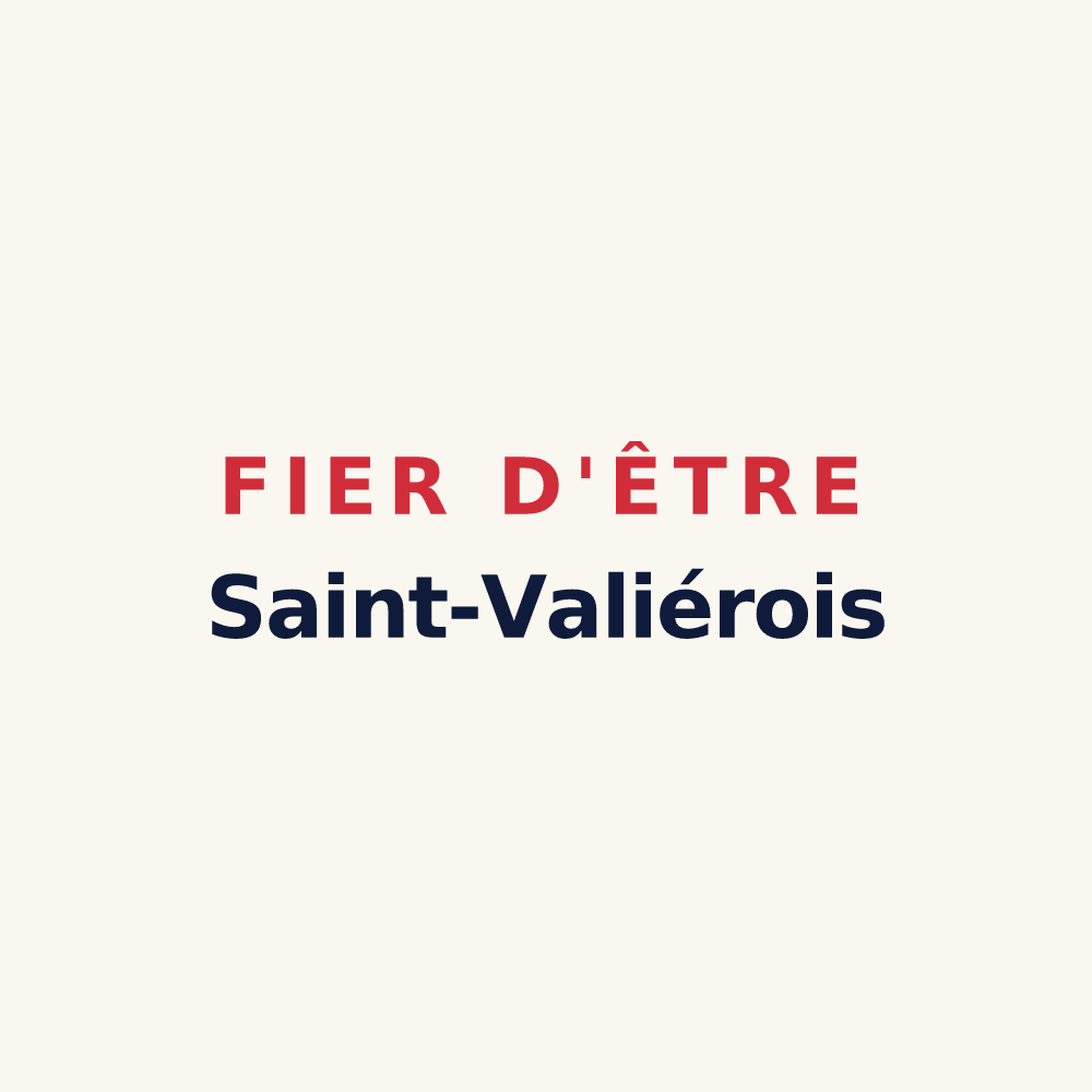 Tasse « Fier d'être Saint-Valiérois » — design pour Sainte-Valière