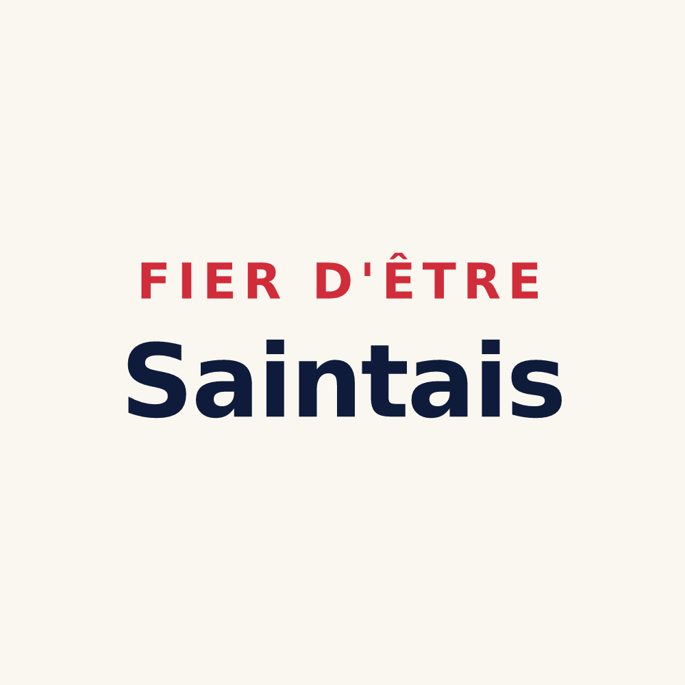 Tasse « Fier d'être Saintais » — design pour Saintes