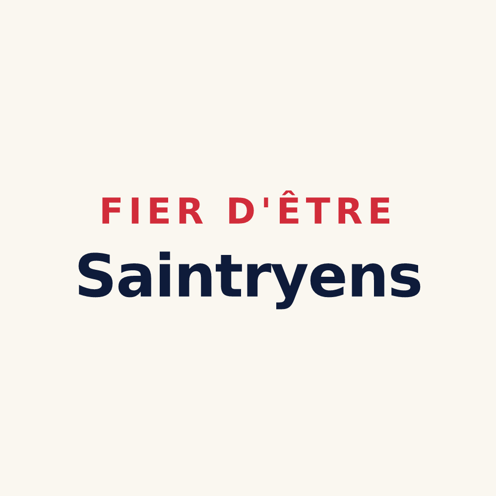 Tasse « Fier d'être Saintryens » — design pour Saintry-sur-Seine