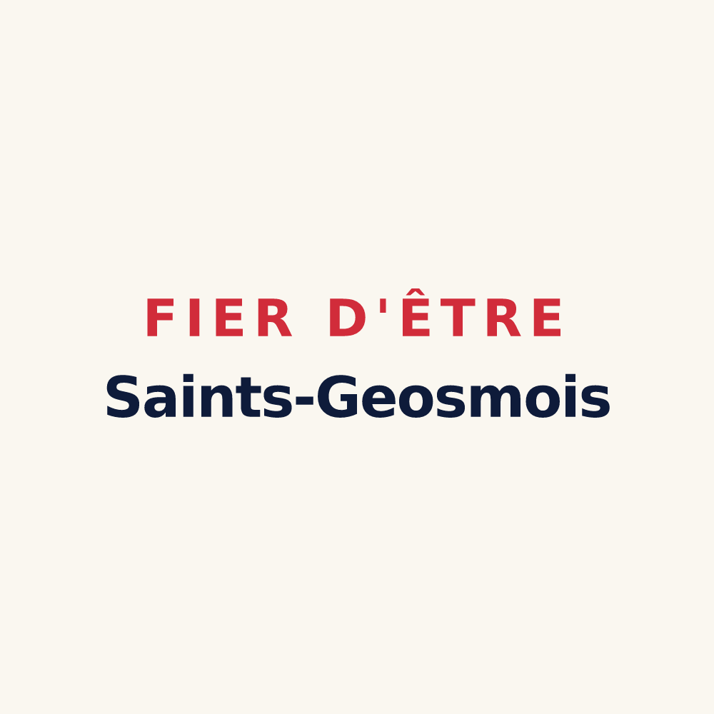 Tasse « Fier d'être Saints-Geosmois » — design pour Saints-Geosmes