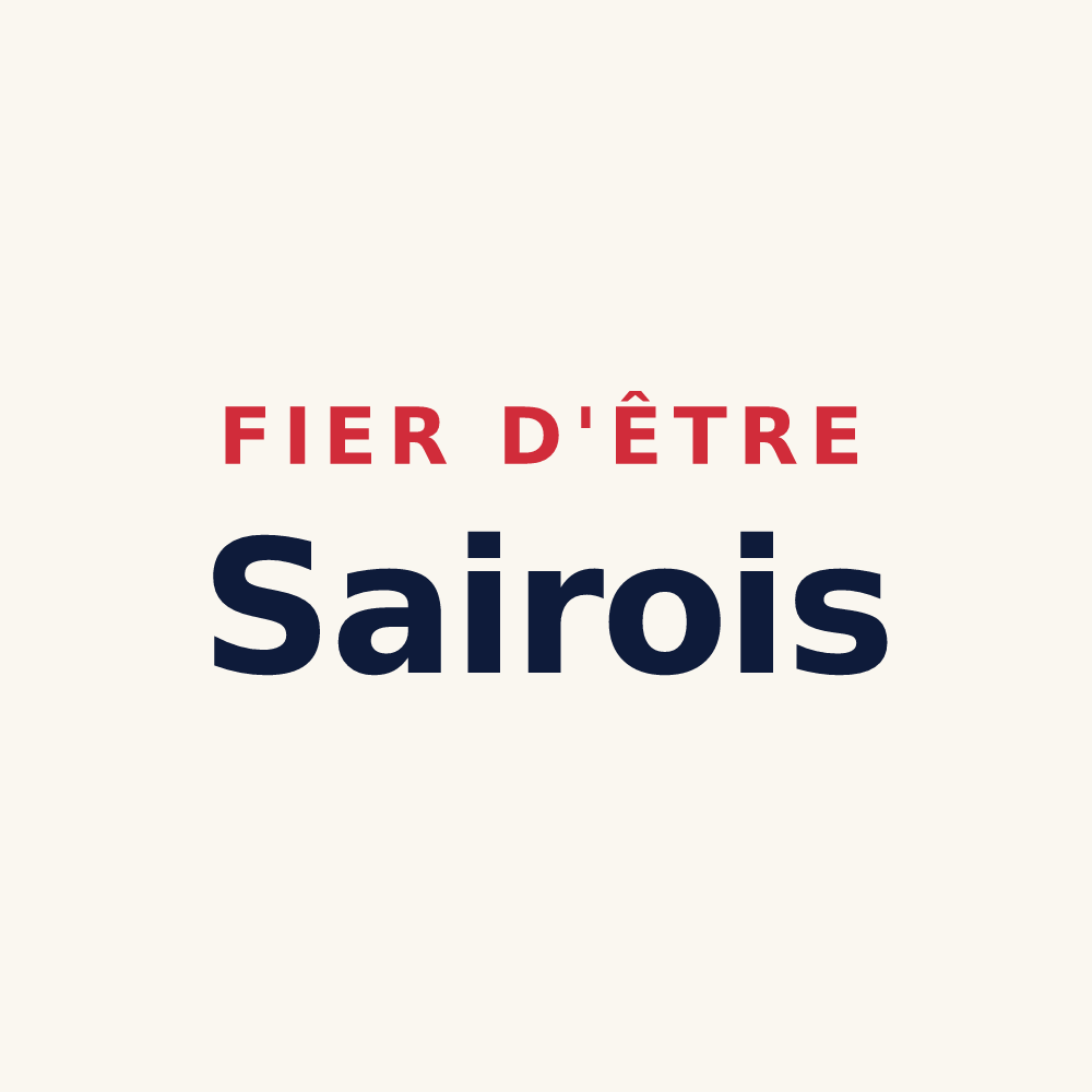 Tasse « Fier d'être Sairois » — design pour Saires-la-Verrerie