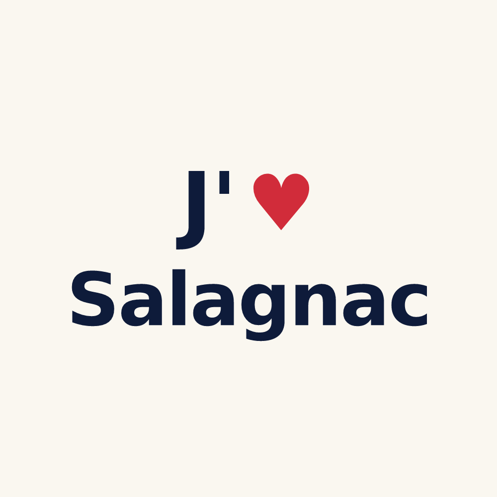 Tasse personnalisée Salagnac — design J'aime Salagnac