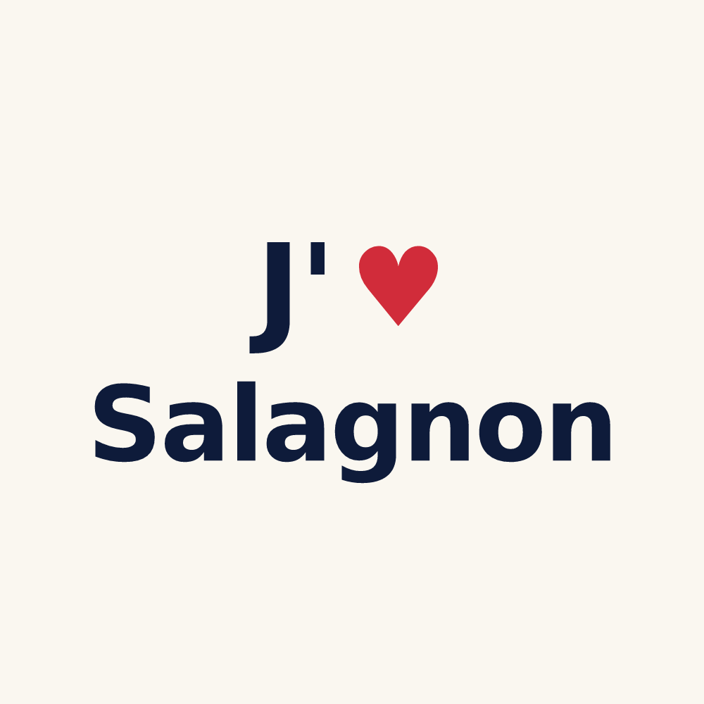 Tasse personnalisée Salagnon — design J'aime Salagnon