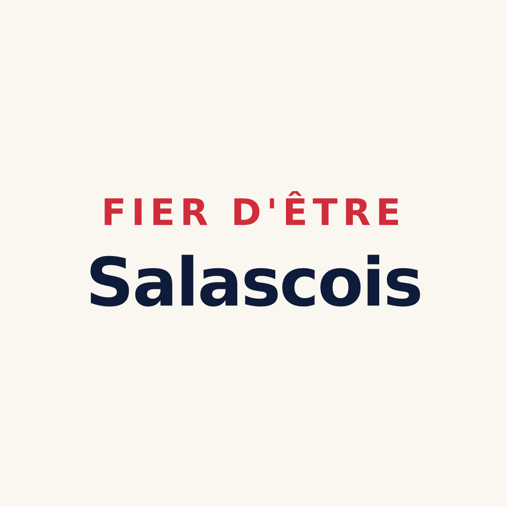 Tasse « Fier d'être Salascois » — design pour Salasc