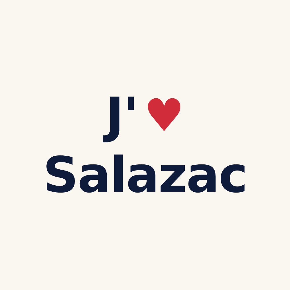 Tasse personnalisée Salazac — design J'aime Salazac
