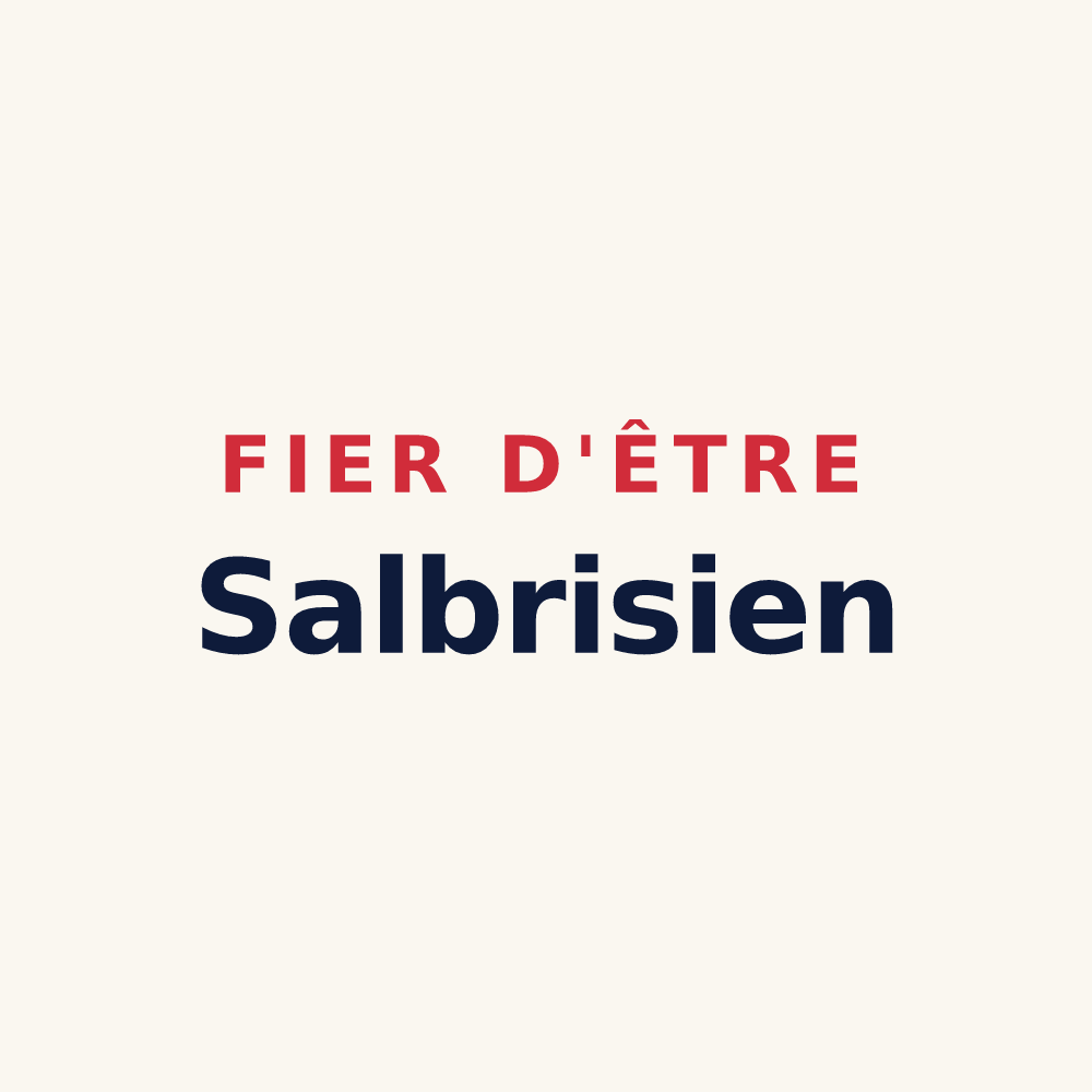Tasse « Fier d'être Salbrisien » — design pour Salbris