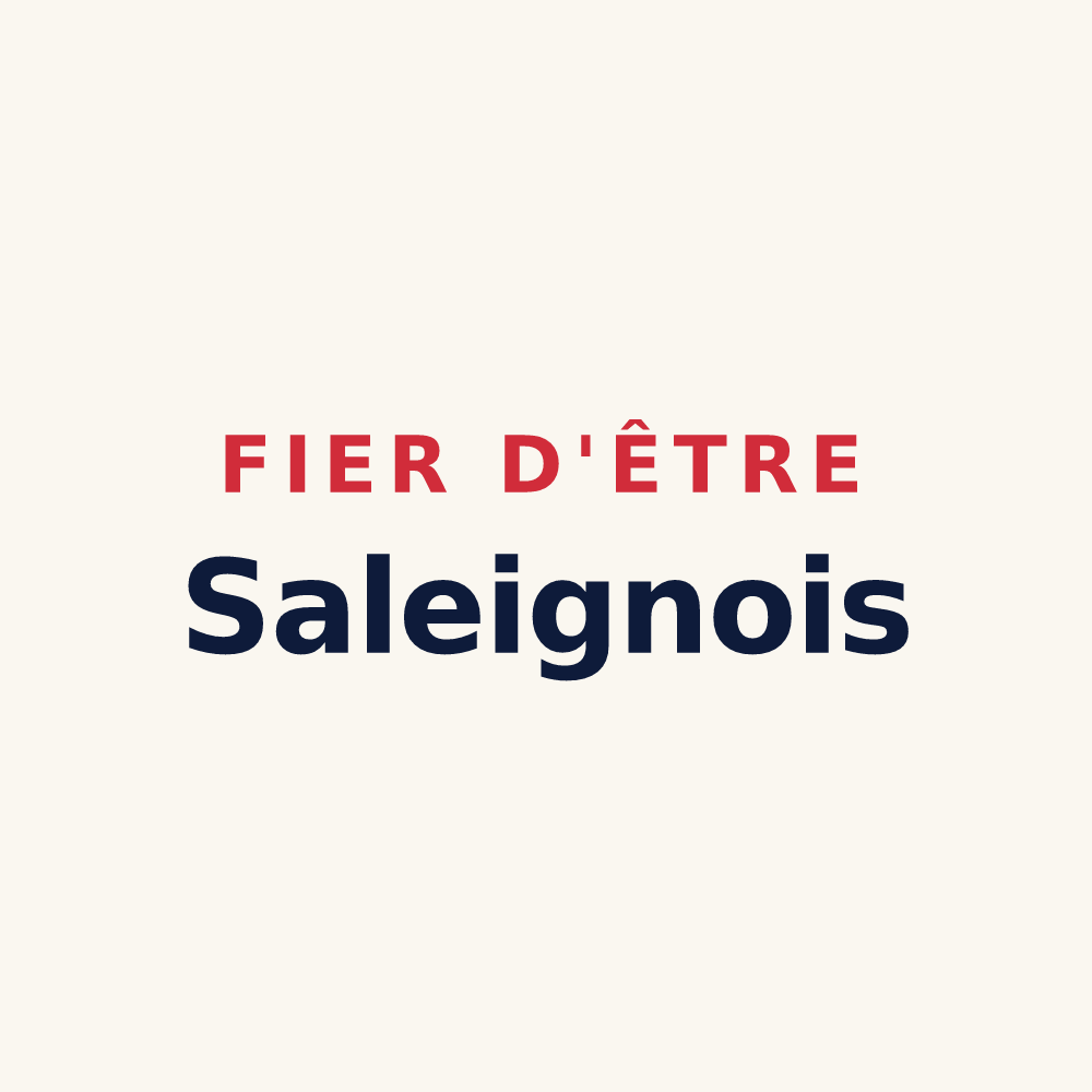 Tasse « Fier d'être Saleignois » — design pour Saleignes