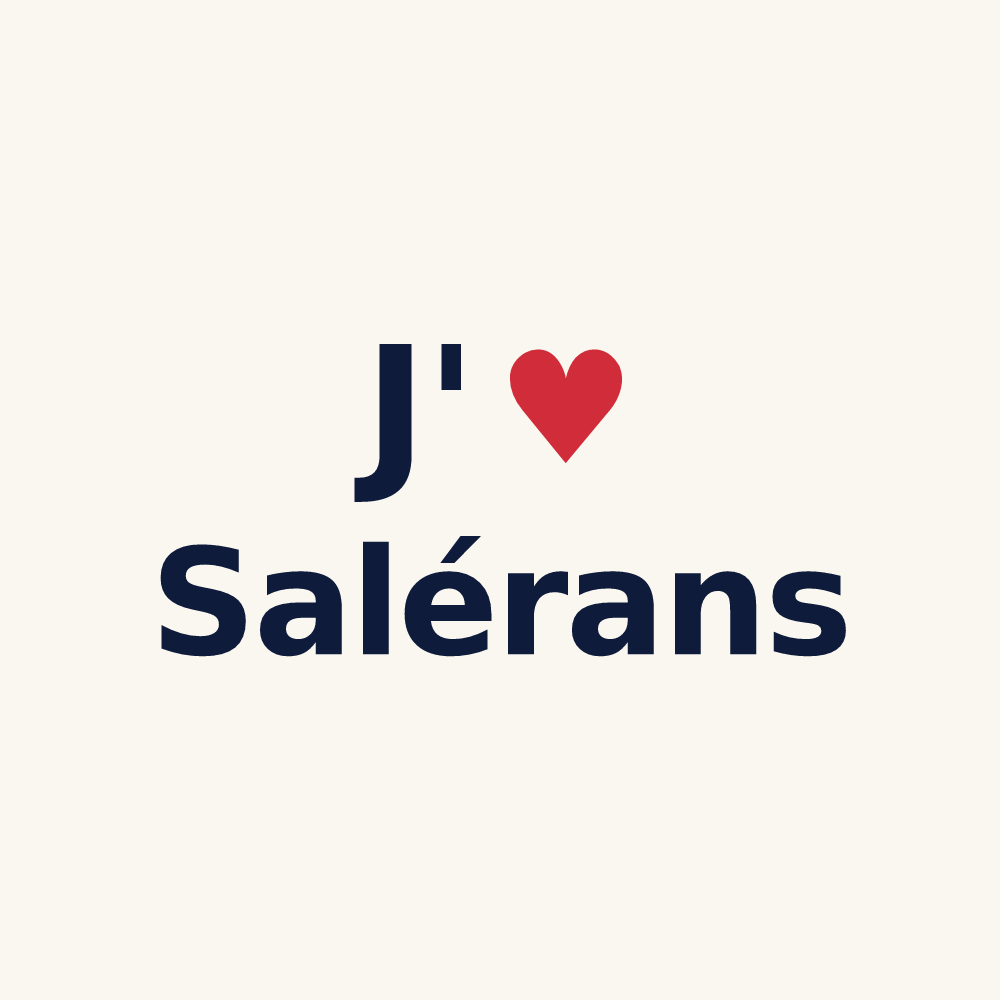 Tasse personnalisée Salérans — design J'aime Salérans