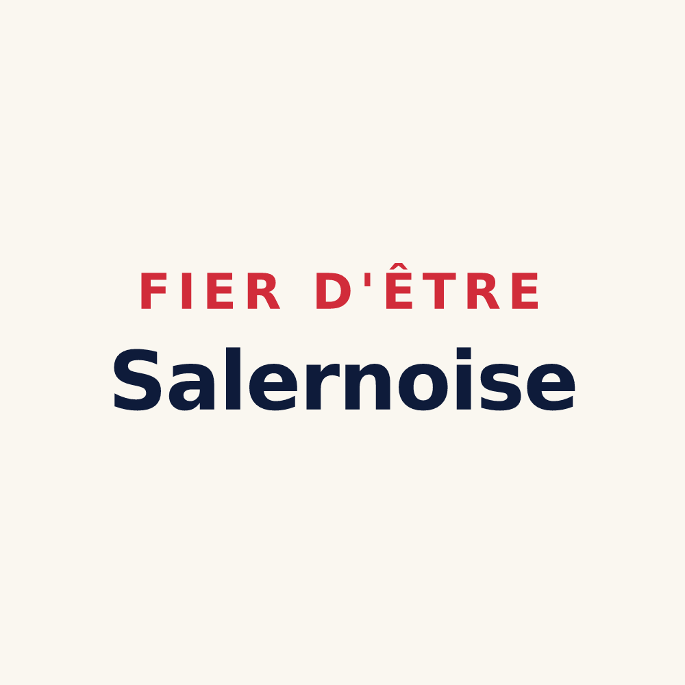 Tasse « Fier d'être Salernoise » — design pour Salernes