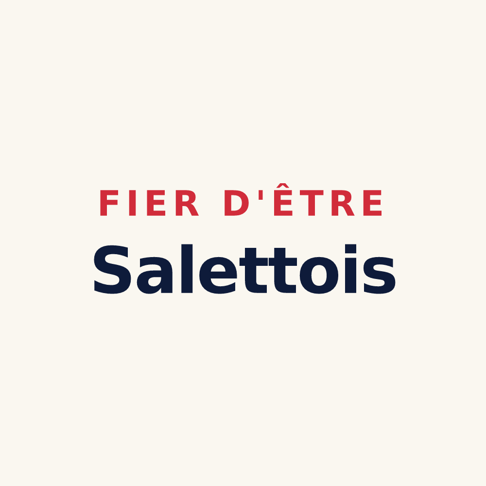 Tasse « Fier d'être Salettois » — design pour Salettes