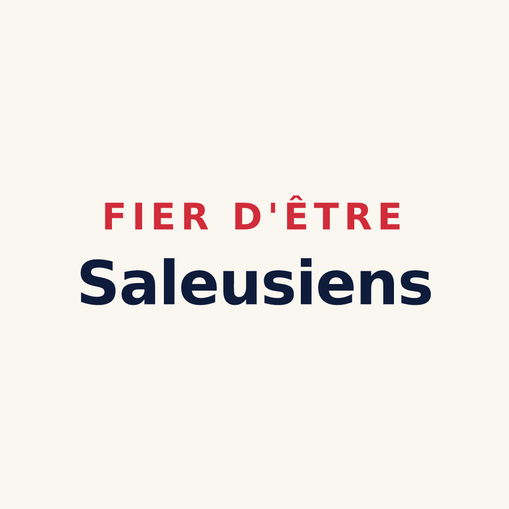 Tasse « Fier d'être Saleusiens » — design pour Saleux