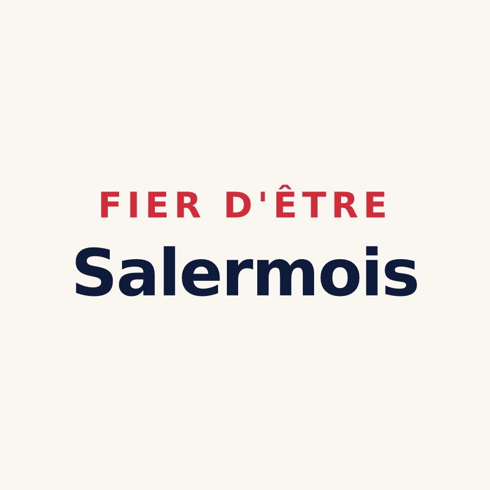 Tasse « Fier d'être Salermois » — design pour Salherm