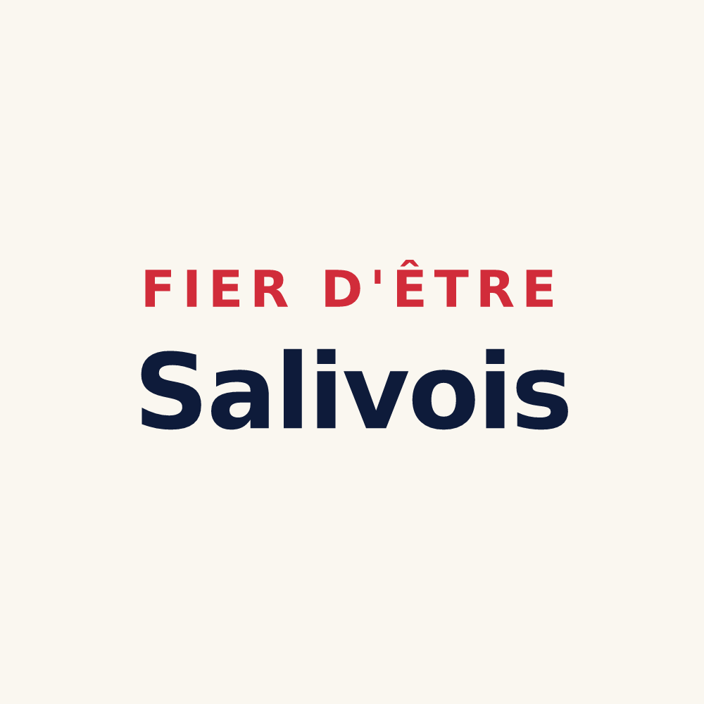 Tasse « Fier d'être Salivois » — design pour Salives