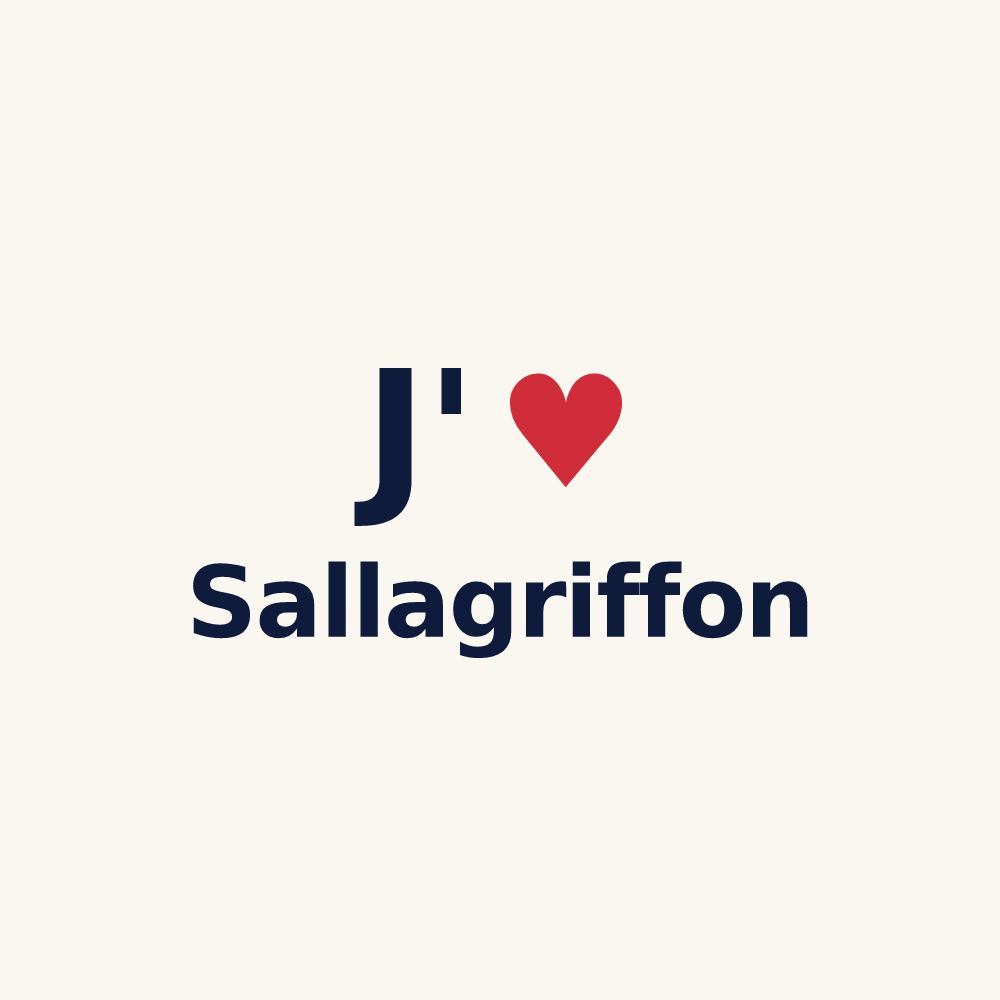 Tasse personnalisée Sallagriffon — design J'aime Sallagriffon