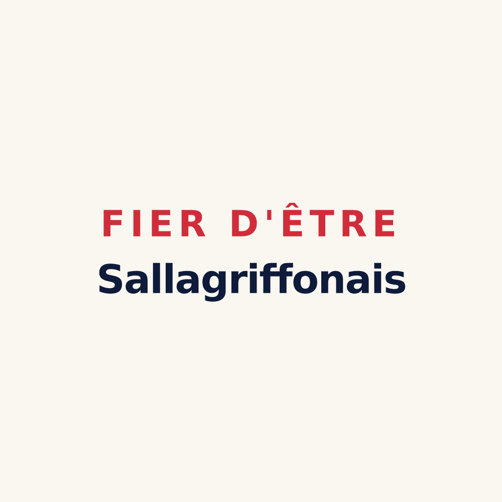 Tasse « Fier d'être Sallagriffonais » — design pour Sallagriffon