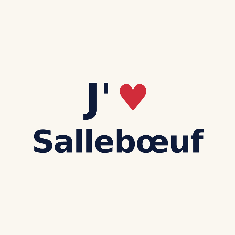 Tasse personnalisée Sallebœuf — design J'aime Sallebœuf