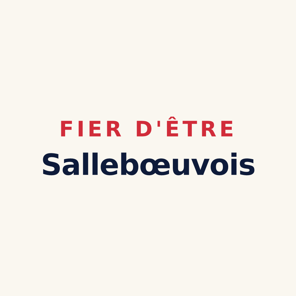 Tasse « Fier d'être Sallebœuvois » — design pour Sallebœuf
