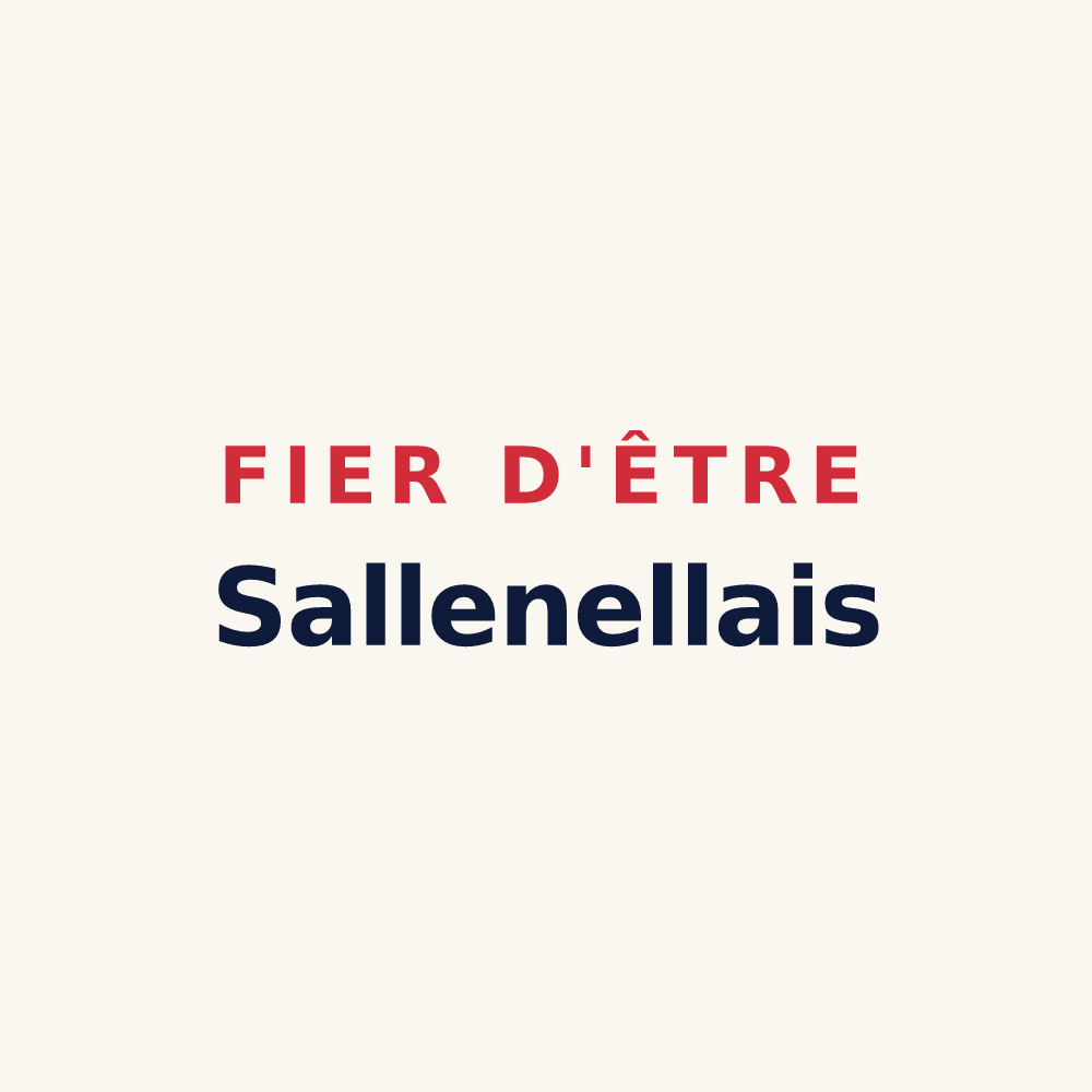 Tasse « Fier d'être Sallenellais » — design pour Sallenelles