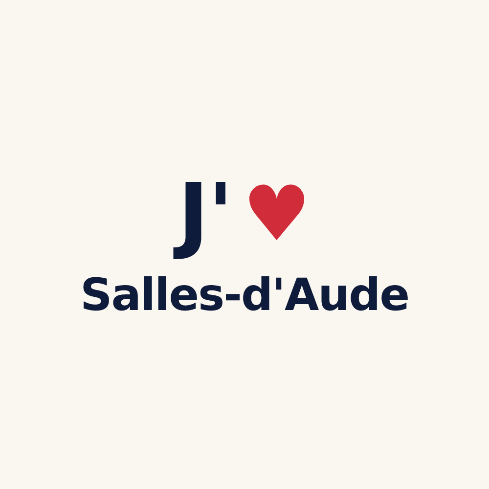 Tasse personnalisée Salles-d'Aude — design J'aime Salles-d'Aude