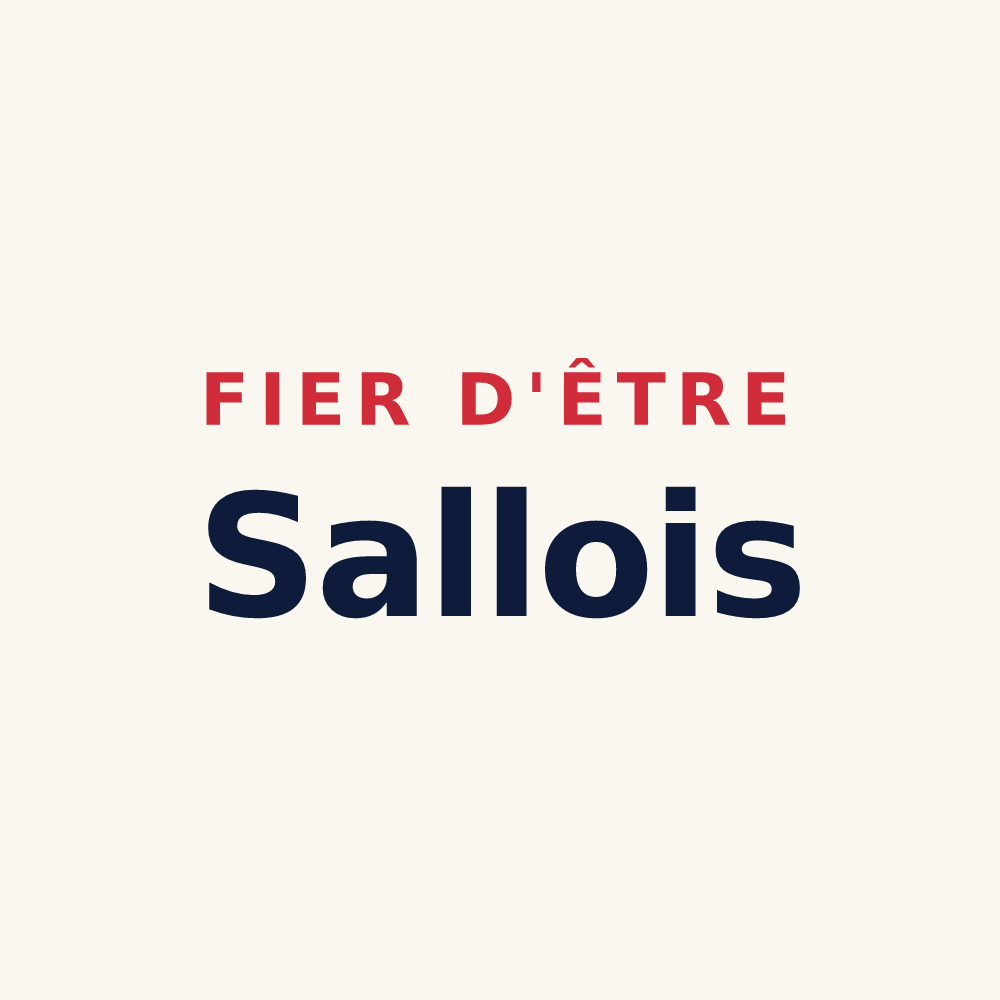 Tasse « Fier d'être Sallois » — design pour Salles