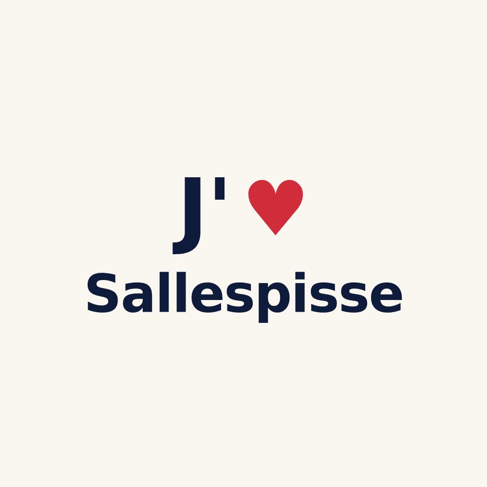 Tasse personnalisée Sallespisse — design J'aime Sallespisse