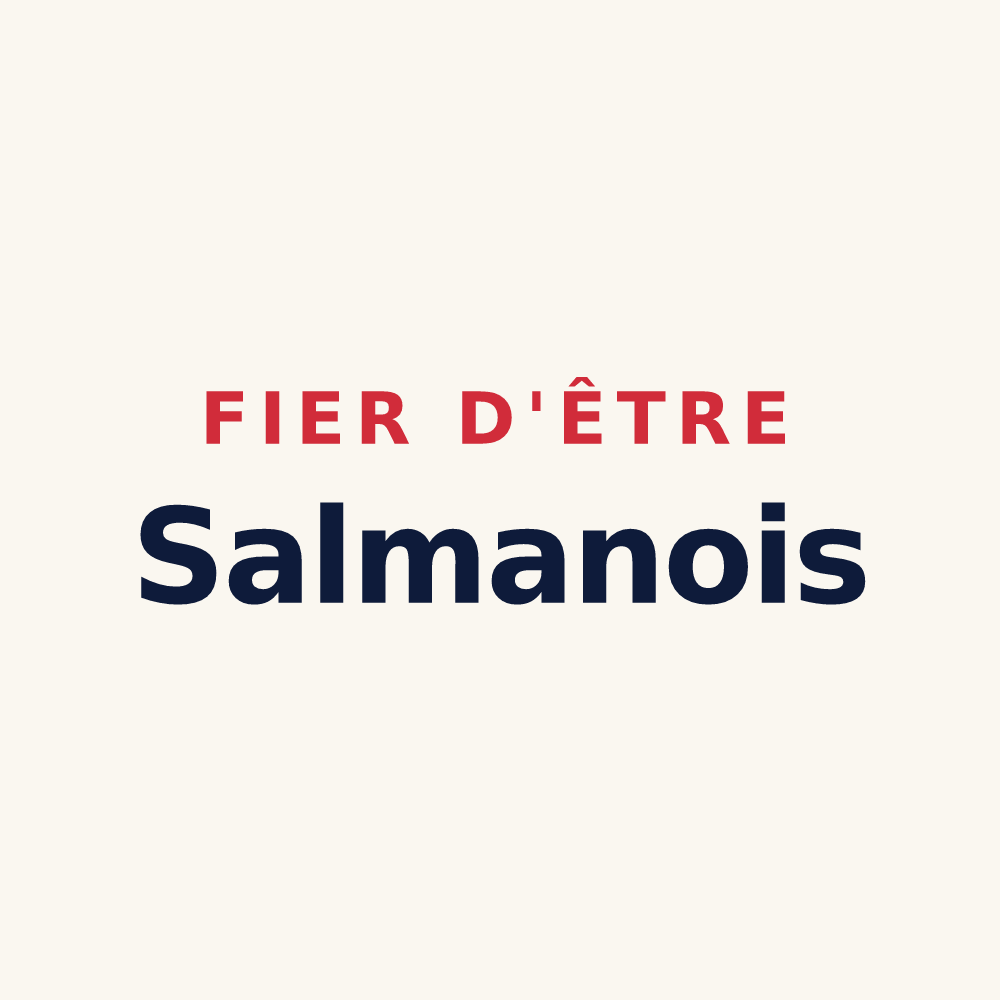 Tasse « Fier d'être Salmanois » — design pour Salmagne