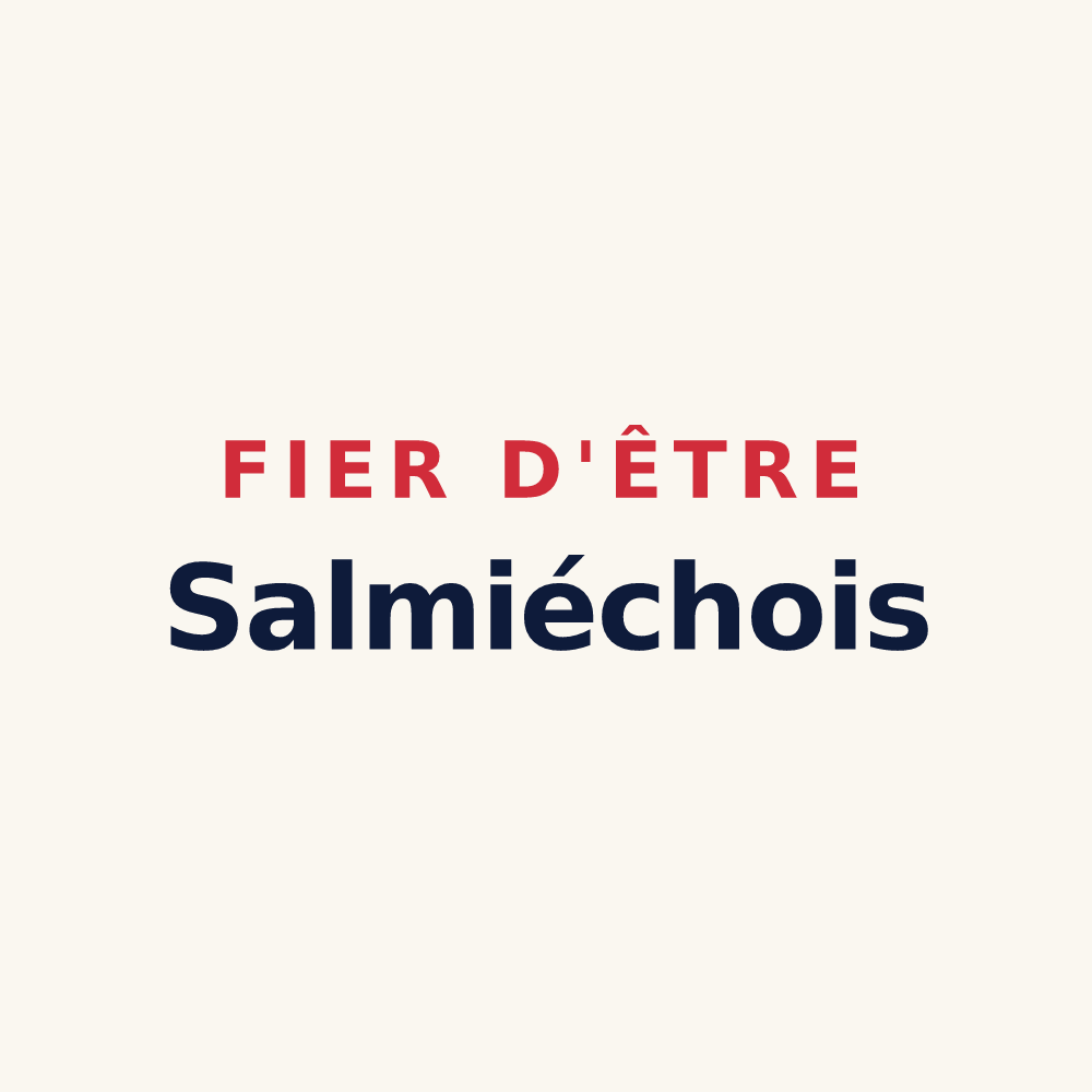 Tasse « Fier d'être Salmiéchois » — design pour Salmiech