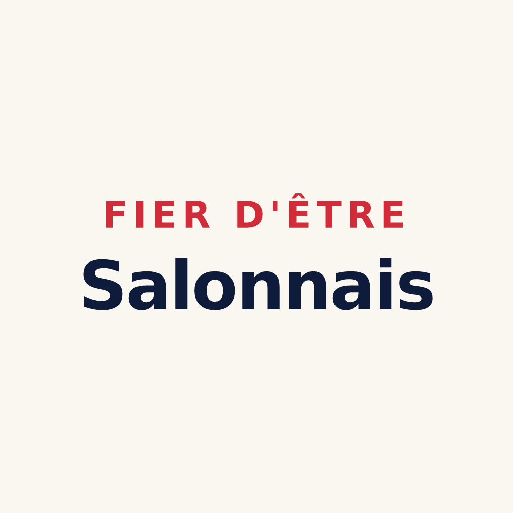 Tasse « Fier d'être Salonnais » — design pour Salon-la-Tour