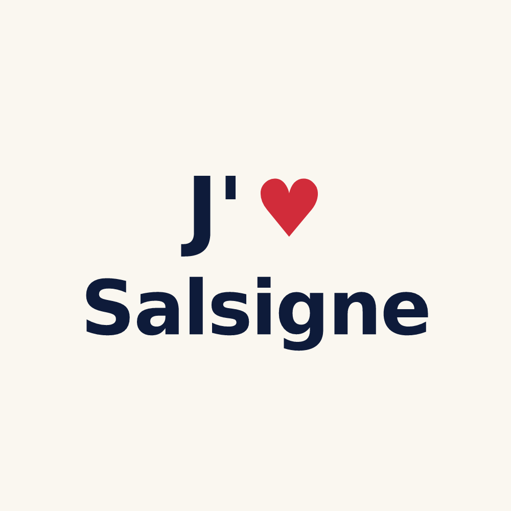 Tasse personnalisée Salsigne — design J'aime Salsigne