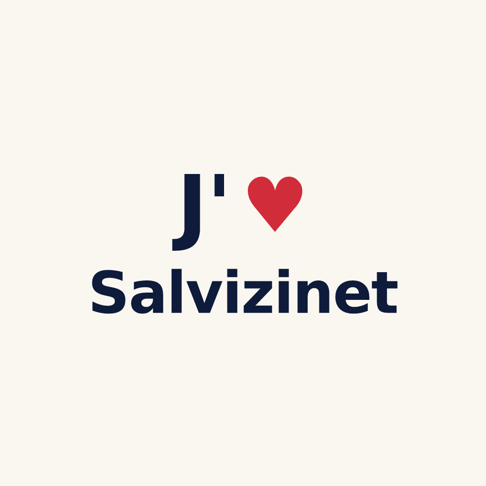 Tasse personnalisée Salvizinet — design J'aime Salvizinet