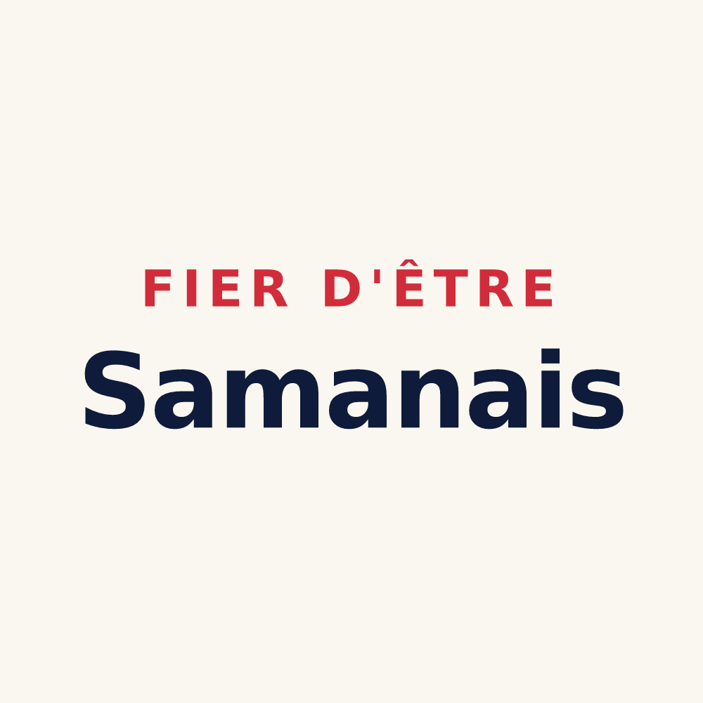 Tasse « Fier d'être Samanais » — design pour Saman