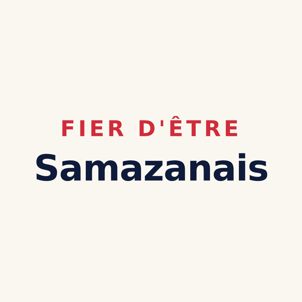 Tasse « Fier d'être Samazanais » — design pour Samazan