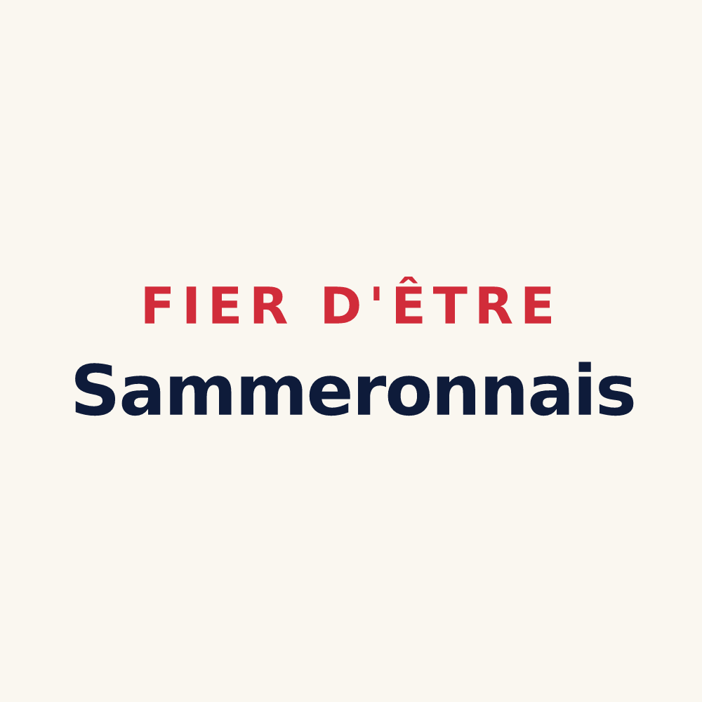 Tasse « Fier d'être Sammeronnais » — design pour Sammeron