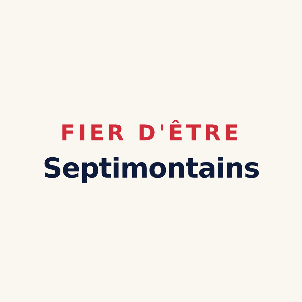 Tasse « Fier d'être Septimontains » — design pour Samoëns