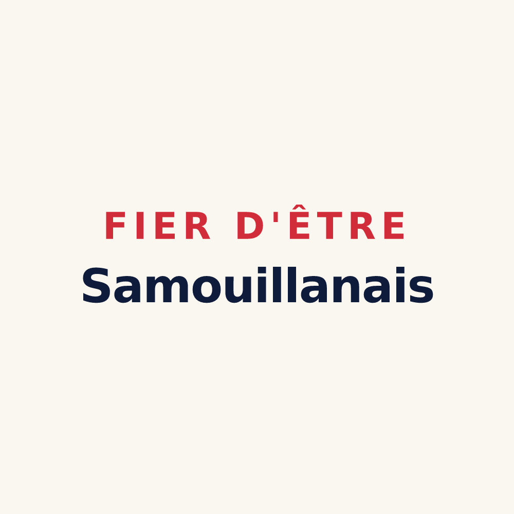 Tasse « Fier d'être Samouillanais » — design pour Samouillan