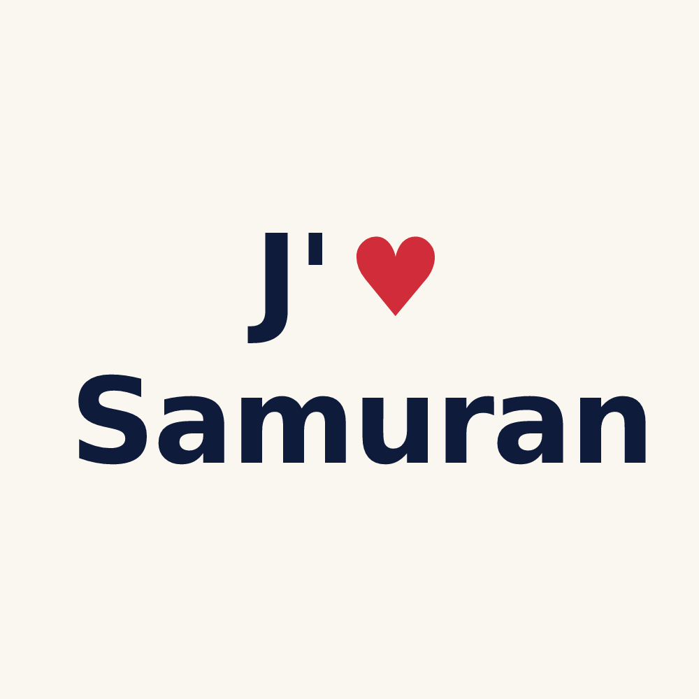 Tasse personnalisée Samuran — design J'aime Samuran