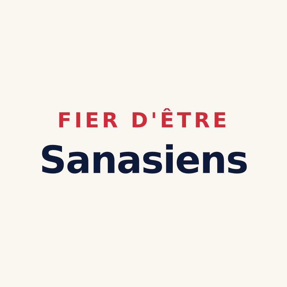 Tasse « Fier d'être Sanasiens » — design pour Sana