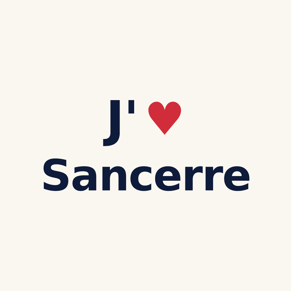 Tasse personnalisée Sancerre — design J'aime Sancerre