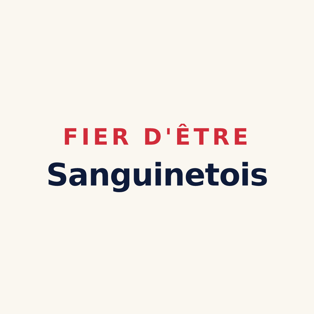 Tasse « Fier d'être Sanguinetois » — design pour Sanguinet