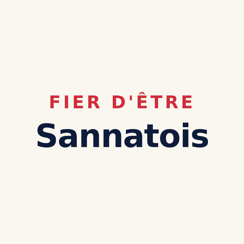 Tasse « Fier d'être Sannatois » — design pour Sannat