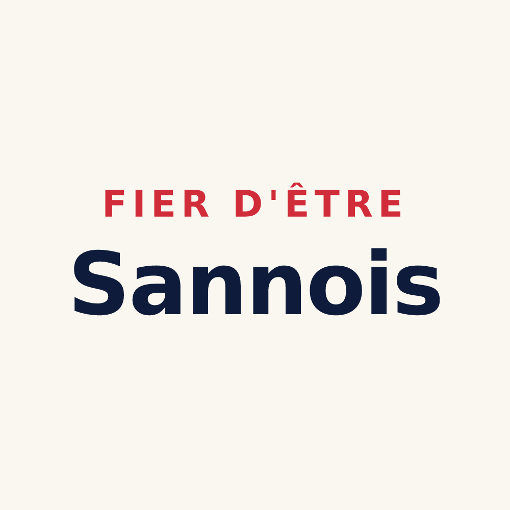 Tasse « Fier d'être Sannois » — design pour Sannes