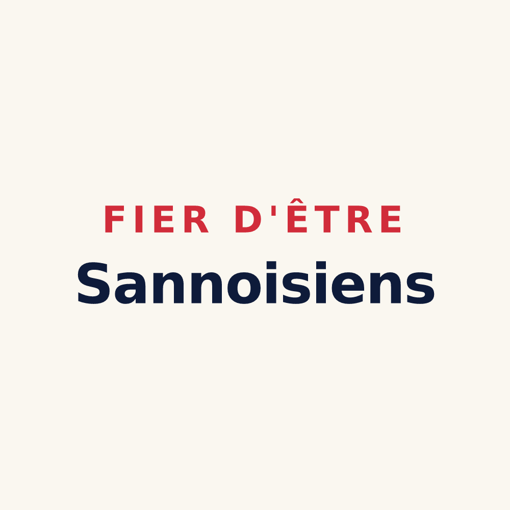 Tasse « Fier d'être Sannoisiens » — design pour Sannois
