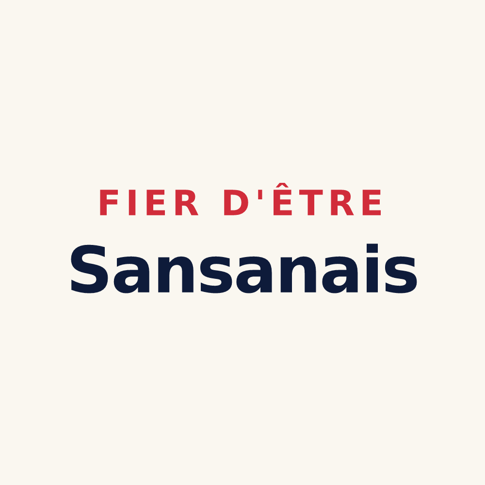 Tasse « Fier d'être Sansanais » — design pour Sansan