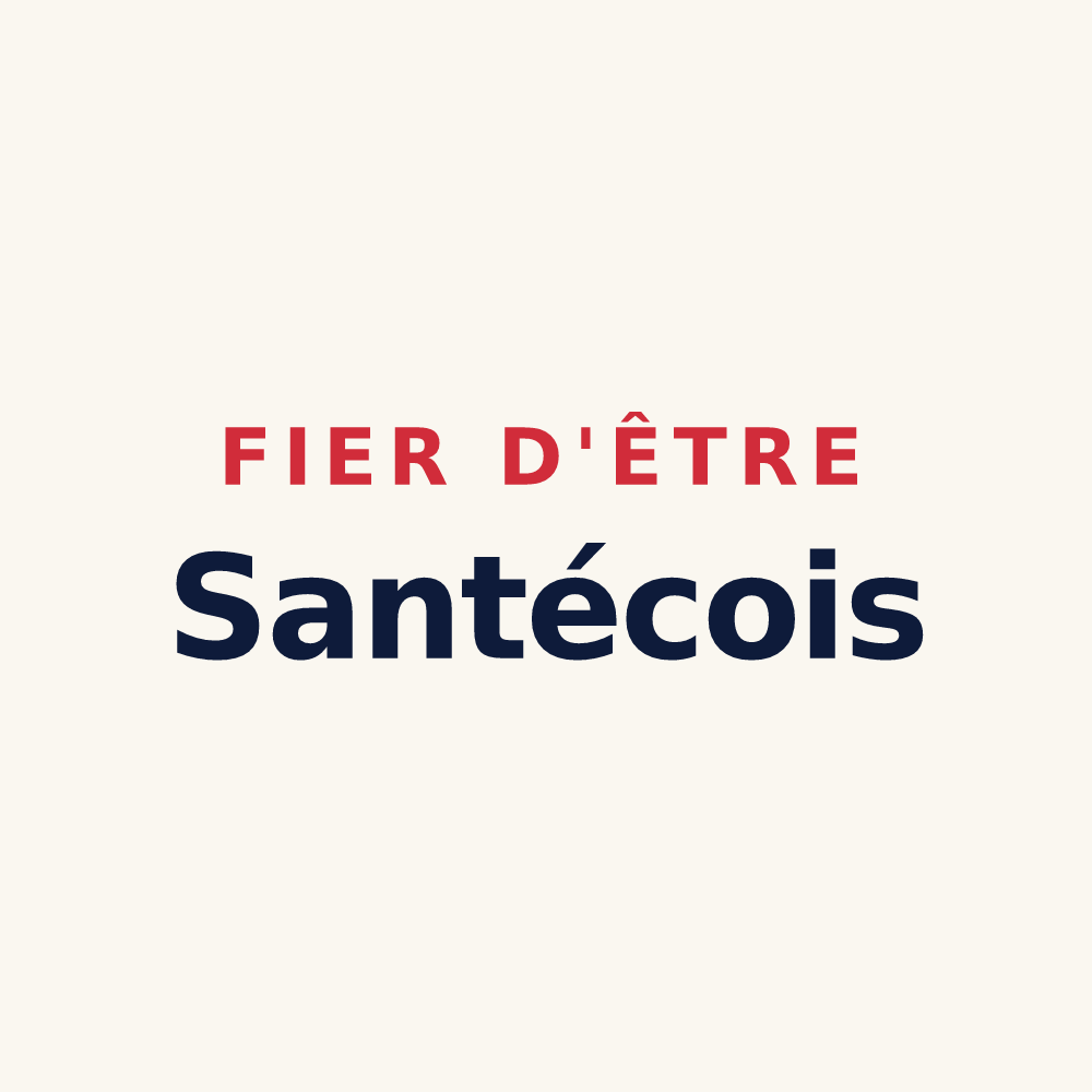 Tasse « Fier d'être Santécois » — design pour Santec